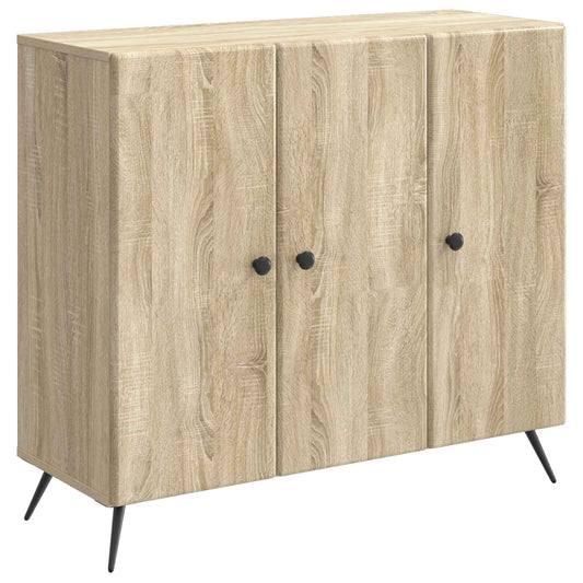 Sideboard Sonoma-ek 89 x 34,5 x 80 cm Konstruerat trä