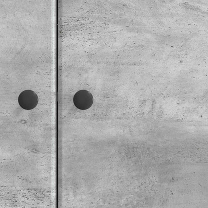 Sideboard Betonggrå 89 x 34,5 x 80 cm Konstruerat trä