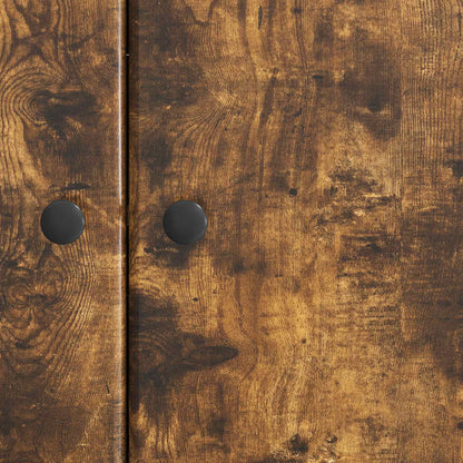 Sideboard Rökt ek 89 x 34,5 x 80 cm Konstruerat trä
