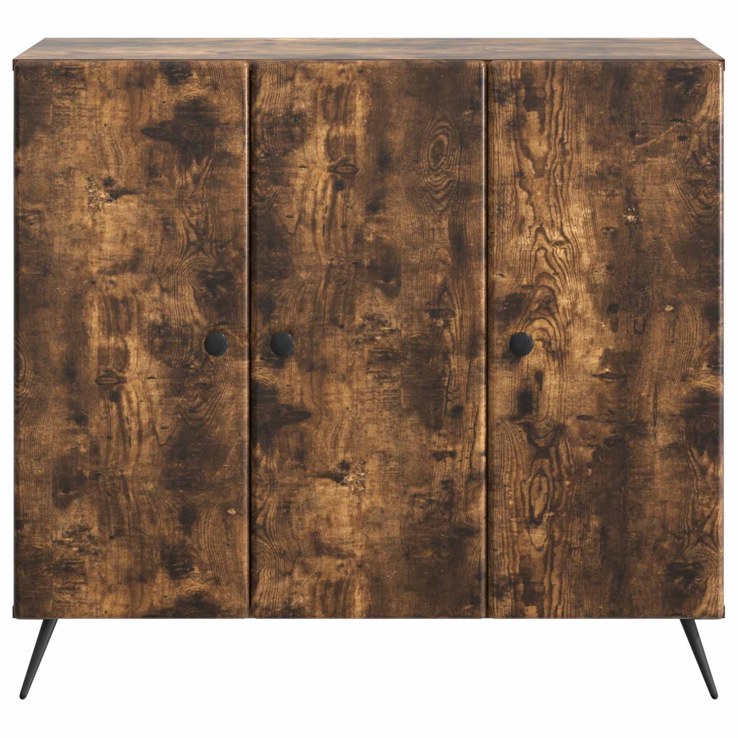 Sideboard Rökt ek 89 x 34,5 x 80 cm Konstruerat trä