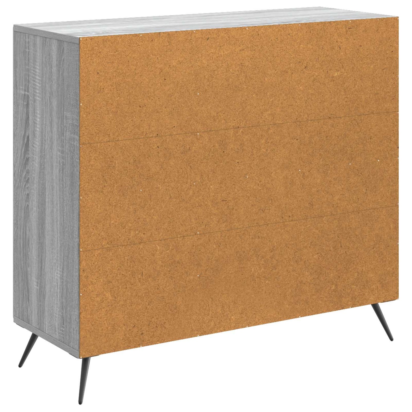 Sideboard Grå sonoma-ek 89 x 34,5 x 80 cm Konstruerat trä