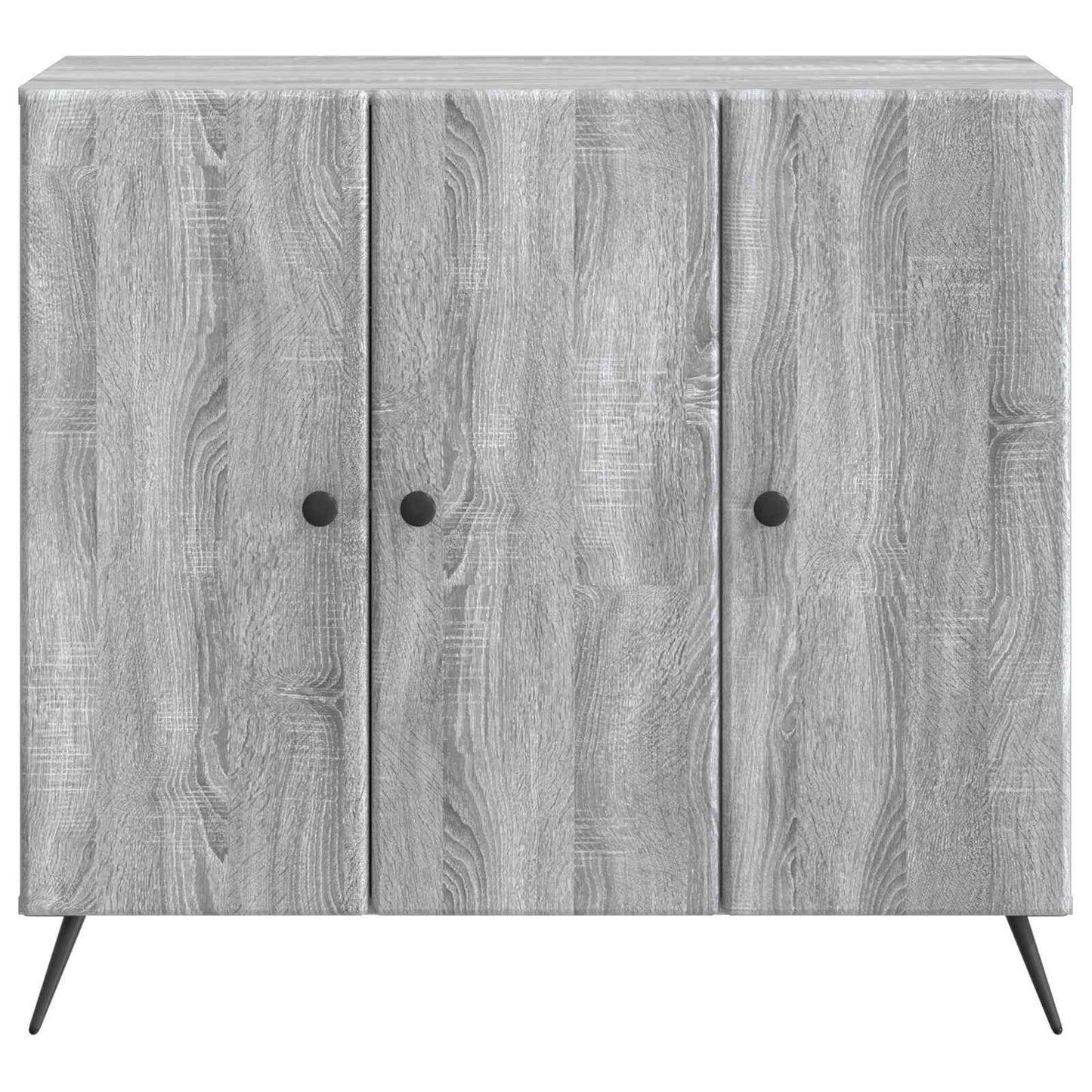 Sideboard Grå sonoma-ek 89 x 34,5 x 80 cm Konstruerat trä