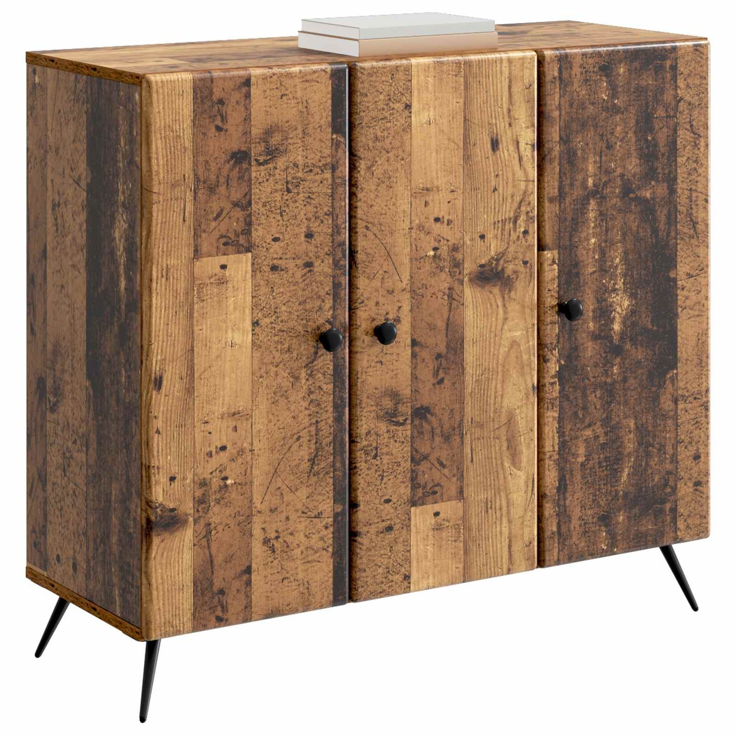 Sideboard Gammalt trä 89 x 34,5 x 80 cm Konstruerat trä
