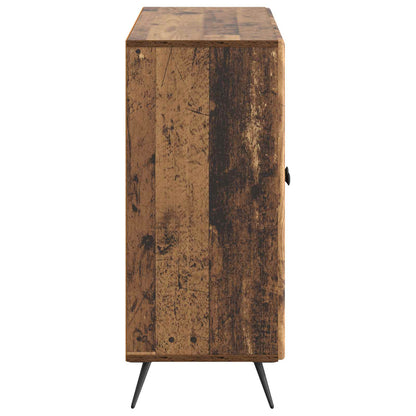Sideboard Gammalt trä 89 x 34,5 x 80 cm Konstruerat trä