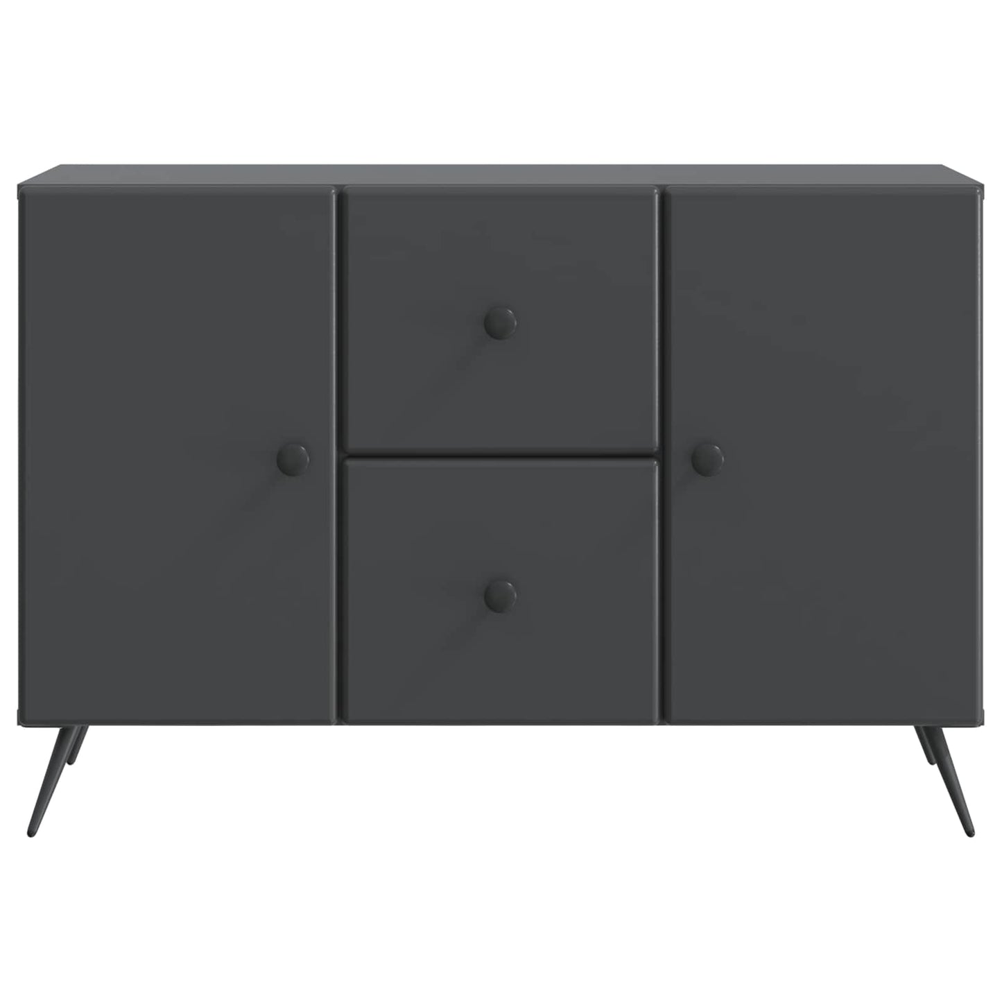 Sideboard med låda Svart 89 x 34,5 x 60 cm Konstruerat trä