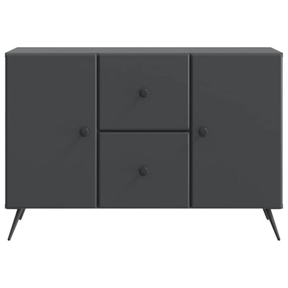 Sideboard med låda Svart 89 x 34,5 x 60 cm Konstruerat trä