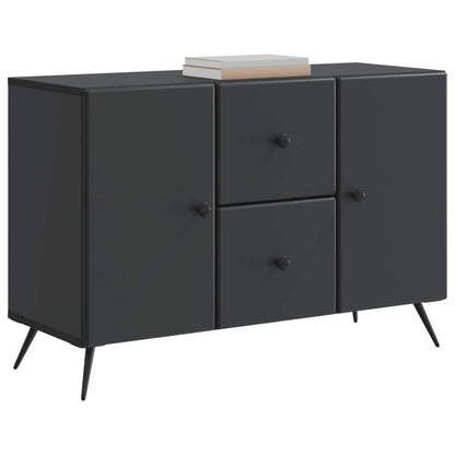 Sideboard med låda Svart 89 x 34,5 x 60 cm Konstruerat trä