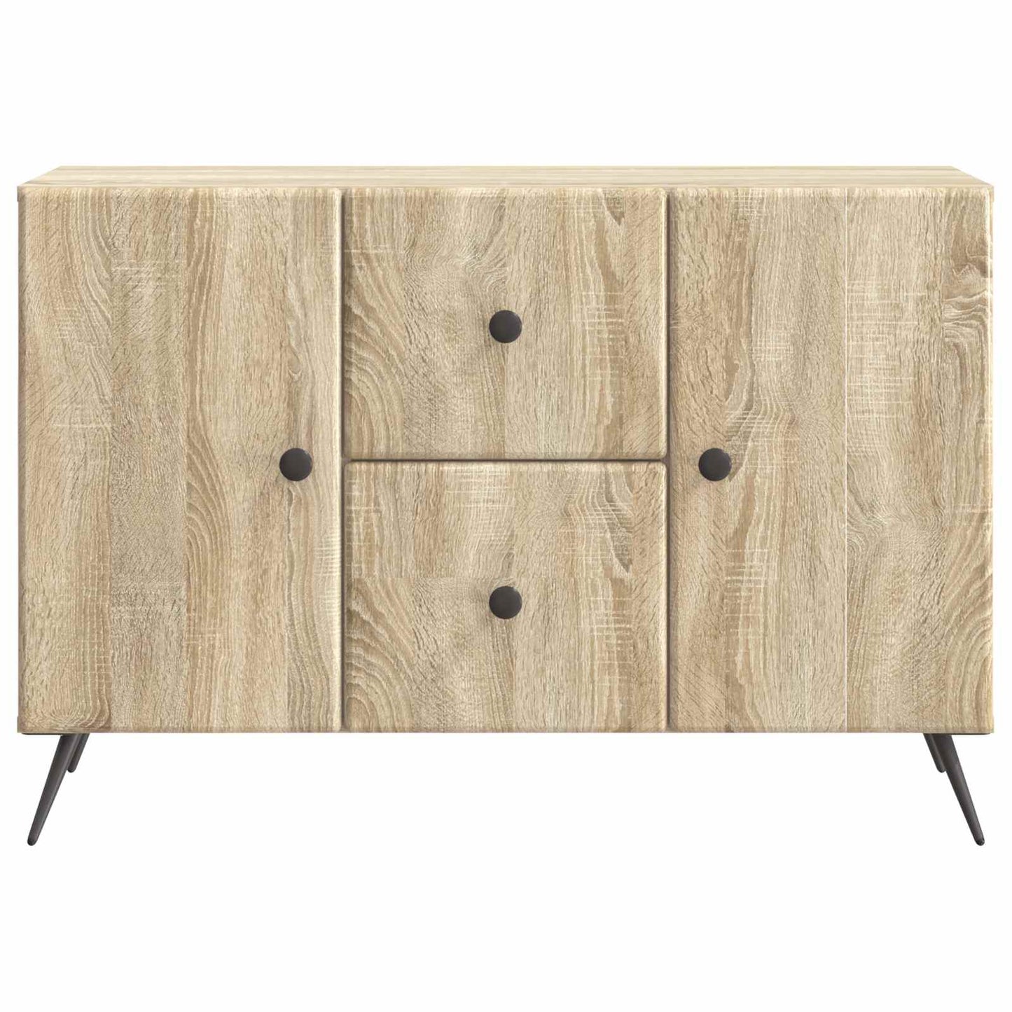 Sideboard med låda Sonoma-ek 89 x 34,5 x 60 cm Konstruerat trä