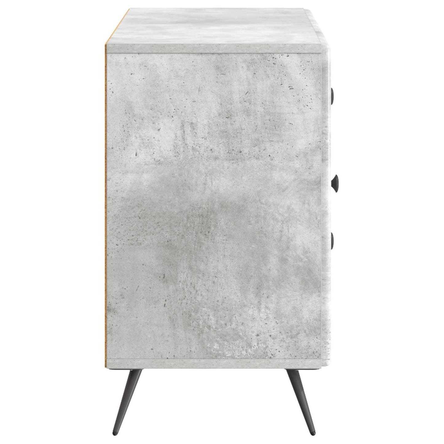 Sideboard med låda Betonggrå 89 x 34,5 x 60 cm Konstruerat trä