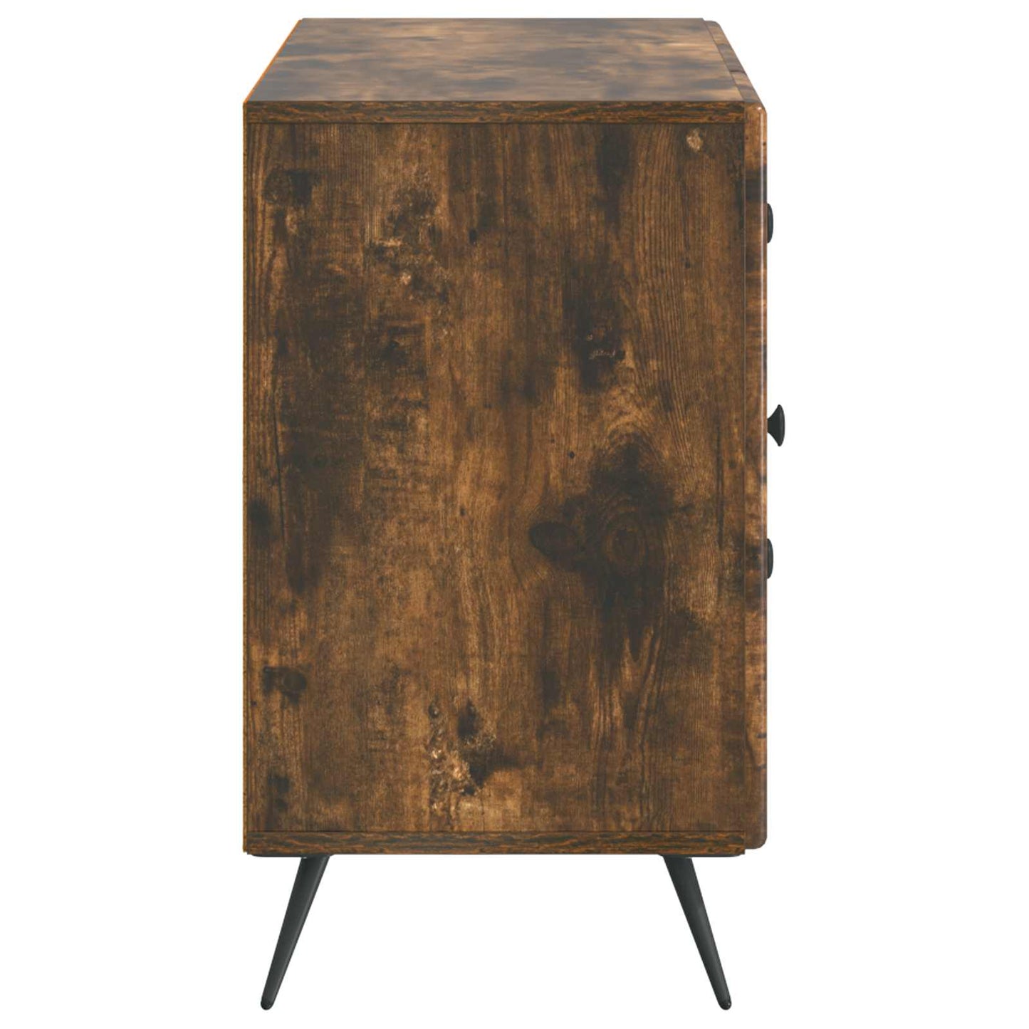 Sideboard med låda Rökt ek 89 x 34,5 x 60 cm Konstruerat trä