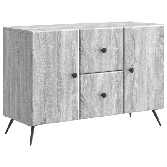 Sideboard Grå sonoma-ek 89 x 34,5 x 60 cm Konstruerat trä