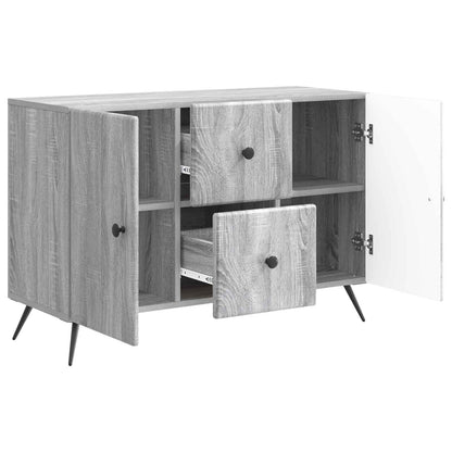 Sideboard Grå sonoma-ek 89 x 34,5 x 60 cm Konstruerat trä