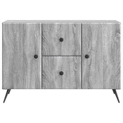 Sideboard Grå sonoma-ek 89 x 34,5 x 60 cm Konstruerat trä