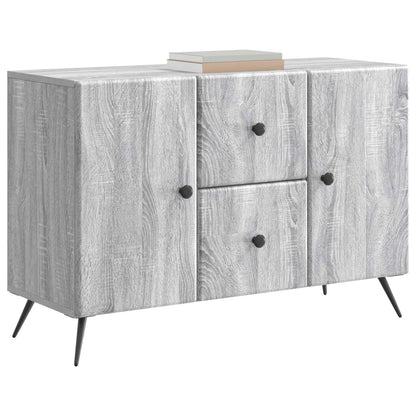 Sideboard Grå sonoma-ek 89 x 34,5 x 60 cm Konstruerat trä