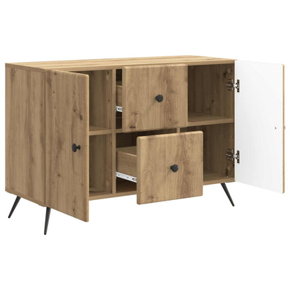 Sideboard med låda Artisan-ek 89 x 34,5 x 60 cm Konstruerat trä