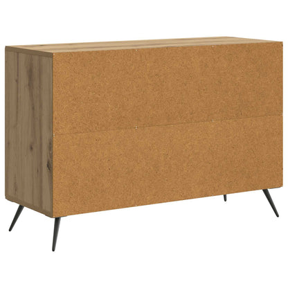 Sideboard med låda Artisan-ek 89 x 34,5 x 60 cm Konstruerat trä