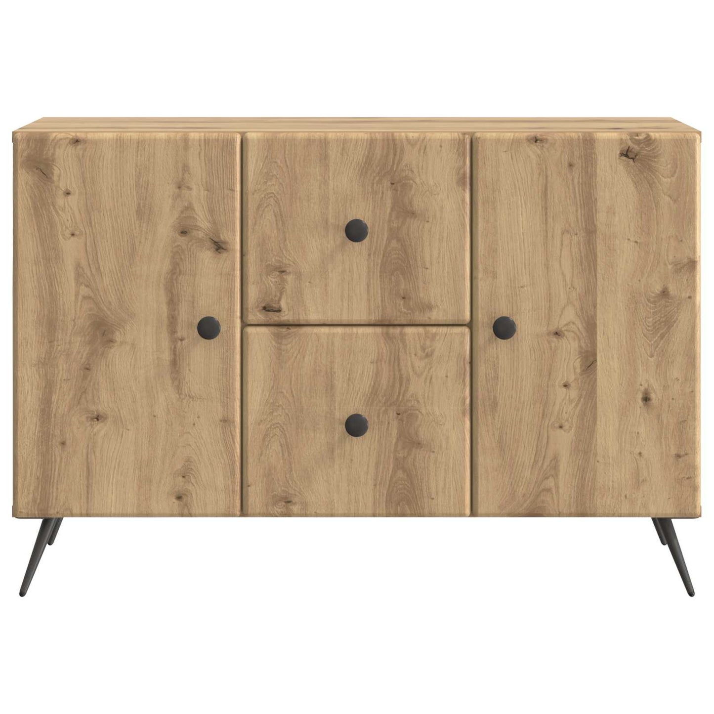 Sideboard med låda Artisan-ek 89 x 34,5 x 60 cm Konstruerat trä