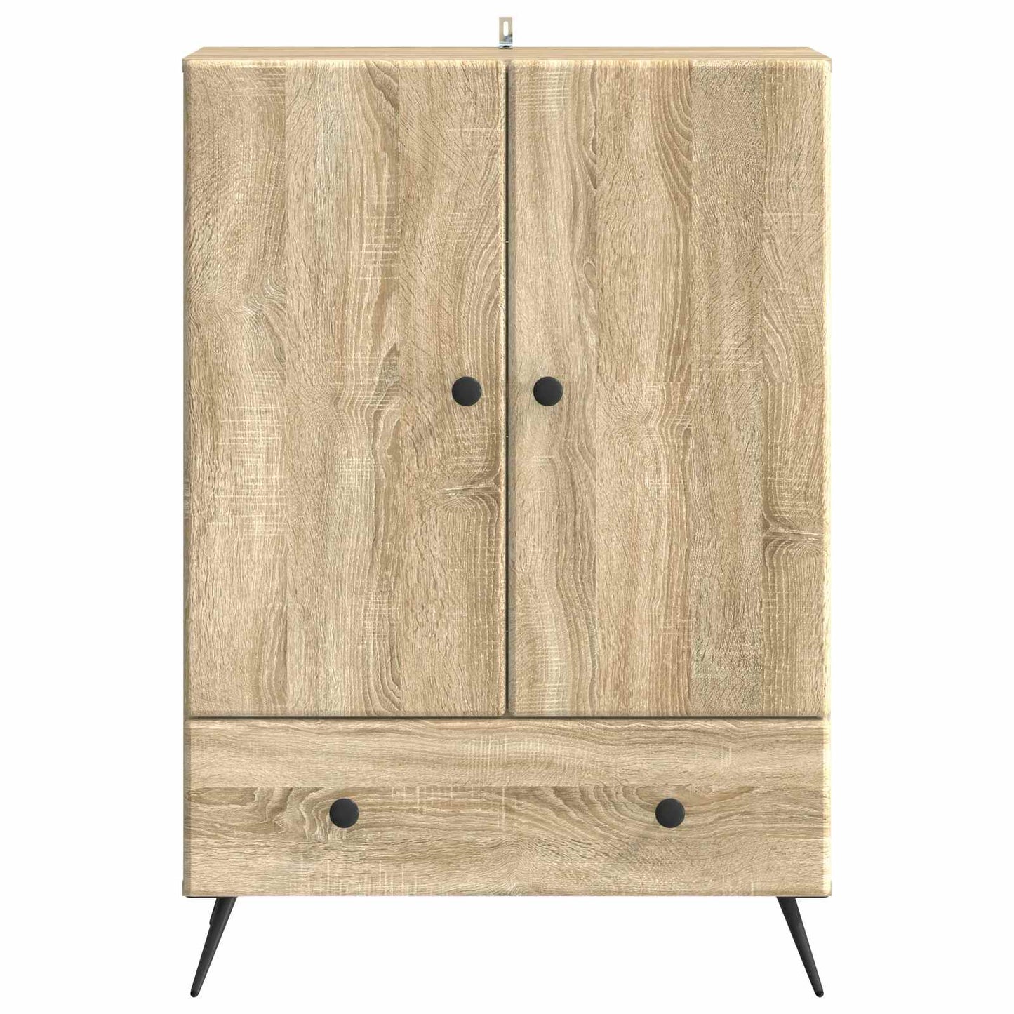 Sideboard med låda Sonoma-ek 66 x 34,5 x 95 cm Konstruerat trä