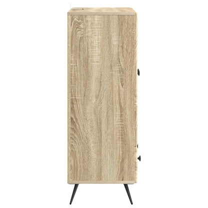 Sideboard med låda Sonoma-ek 66 x 34,5 x 95 cm Konstruerat trä