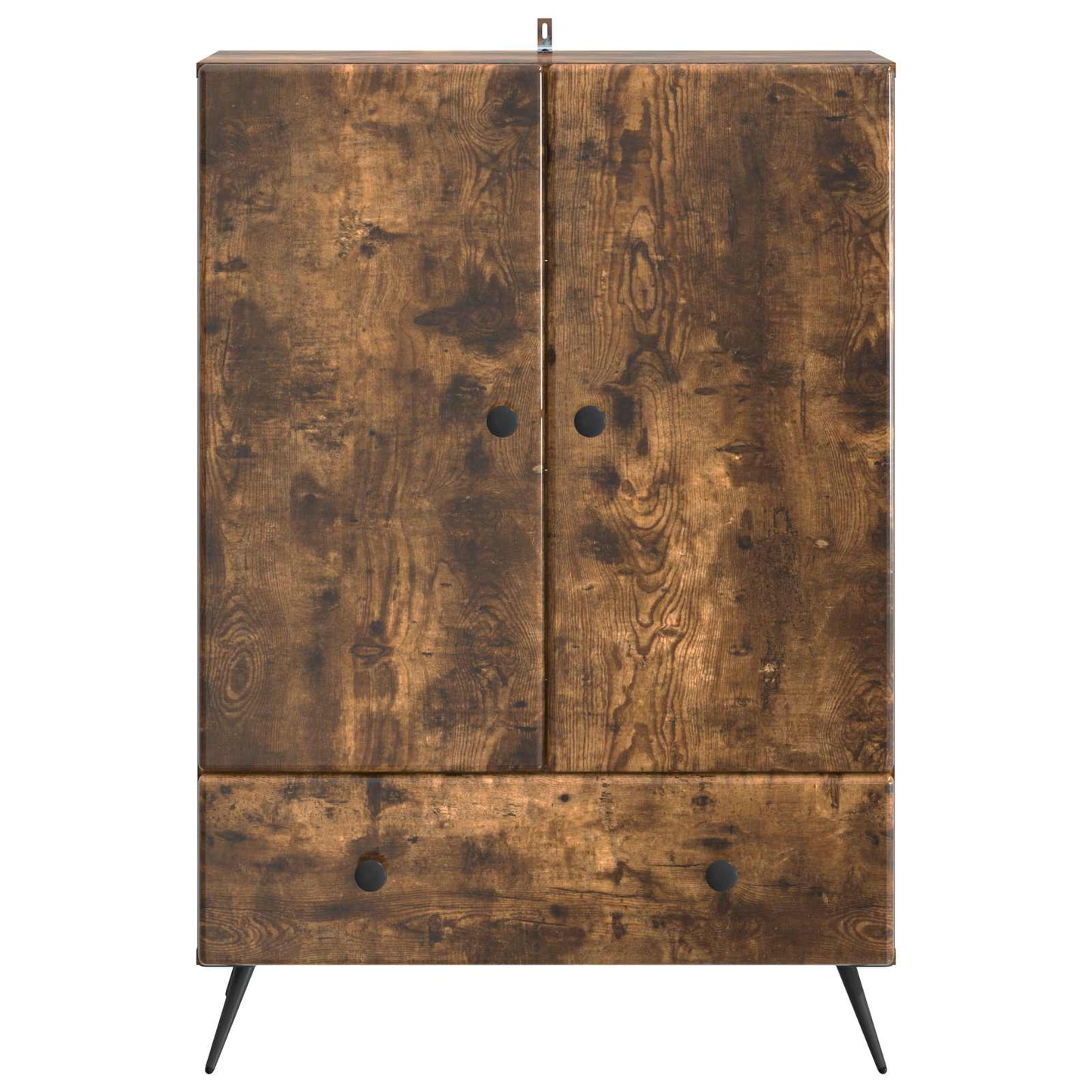 Sideboard med låda Rökt ek 66 x 34,5 x 95 cm Konstruerat trä