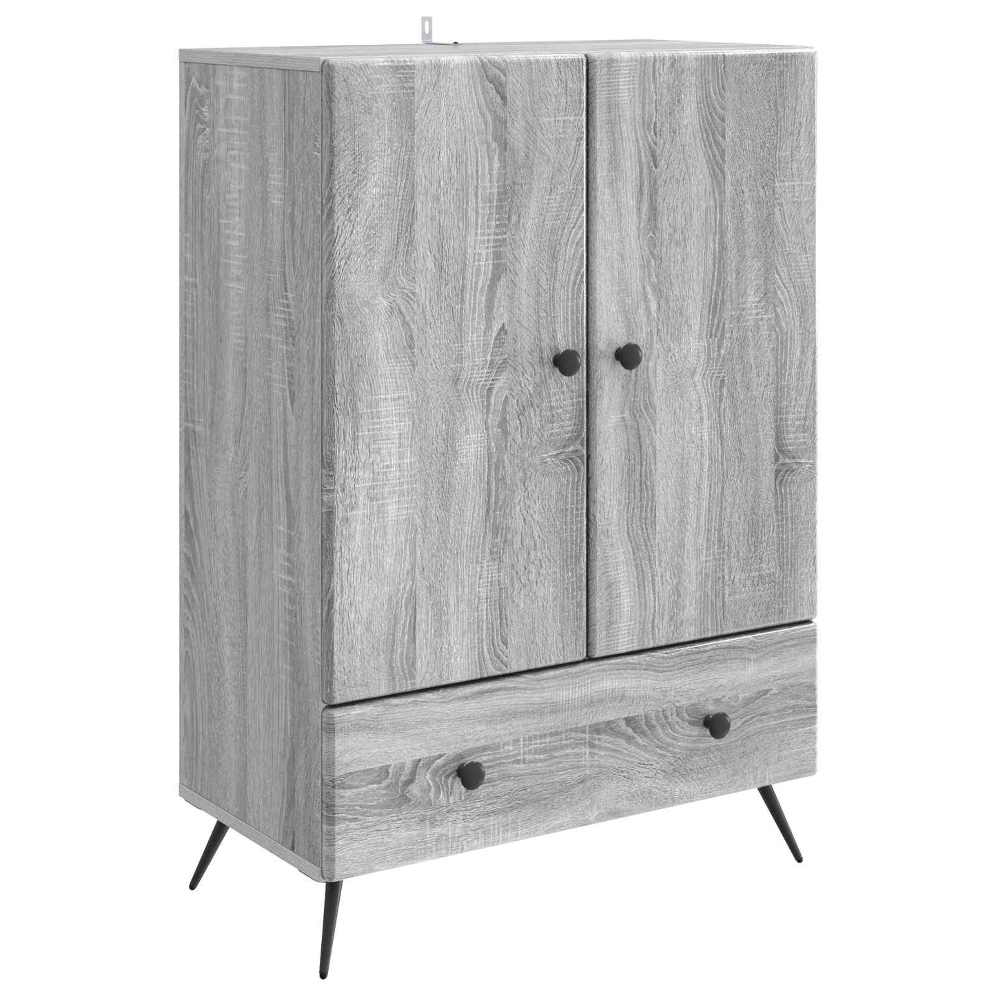 Sideboard Grå sonoma-ek 66 x 34,5 x 95 cm Konstruerat trä