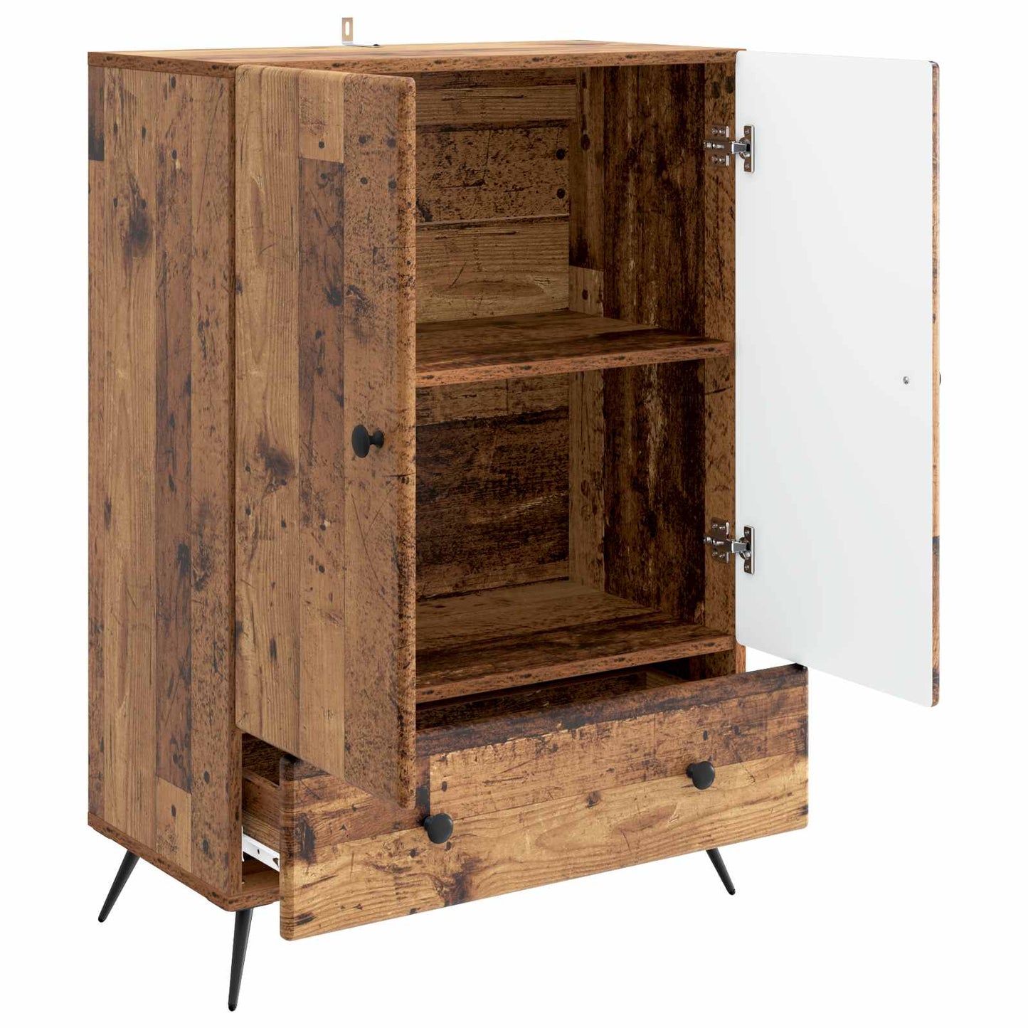 Sideboard Gammalt trä 66 x 34,5 x 95 cm Konstruerat trä