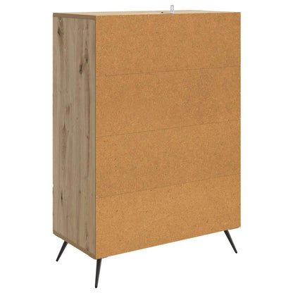 Sideboard med låda Artisan-ek 66 x 34,5 x 95 cm Konstruerat trä