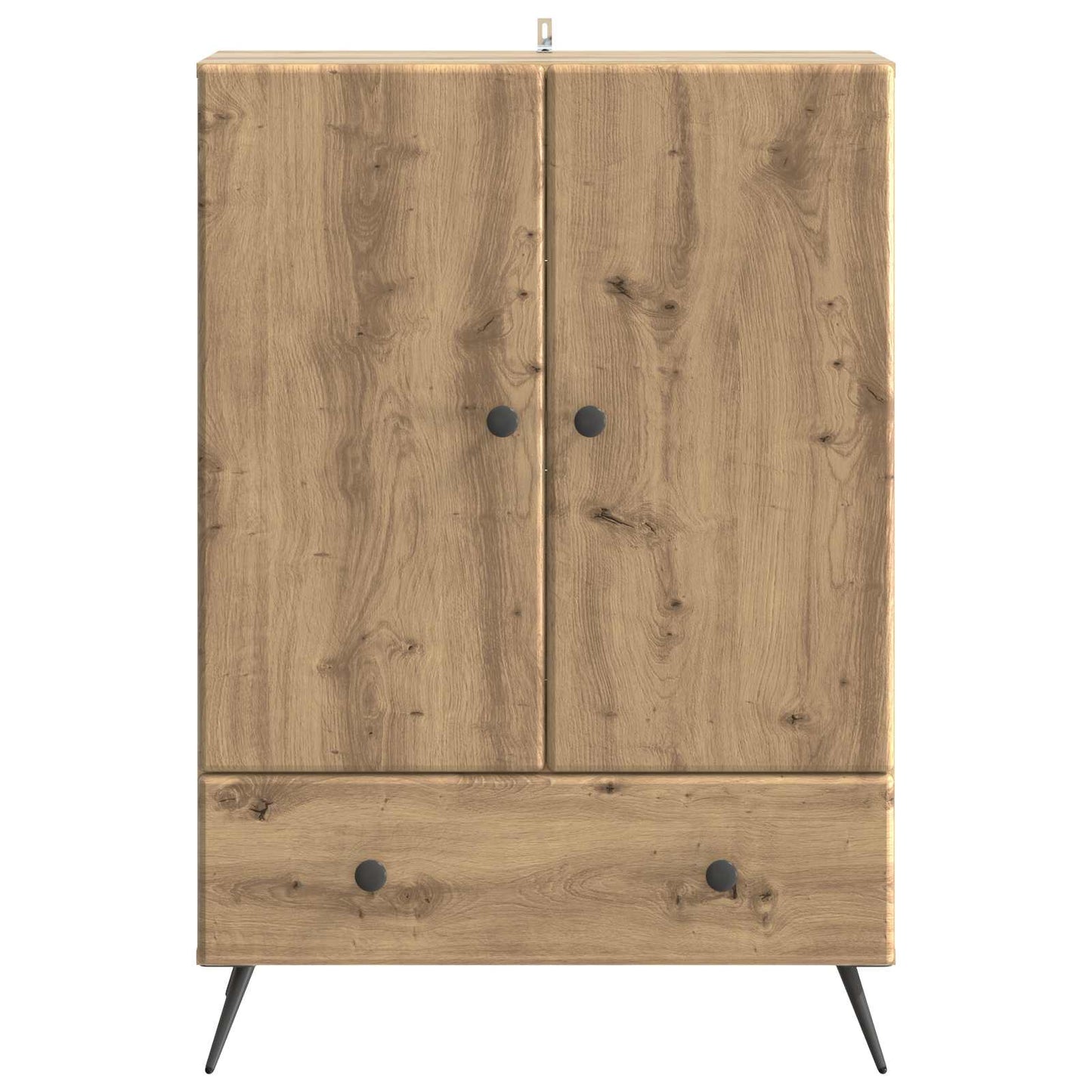 Sideboard med låda Artisan-ek 66 x 34,5 x 95 cm Konstruerat trä