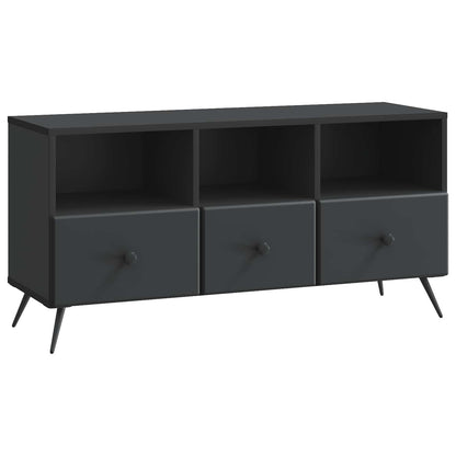 TV-skåp med låda Svart 102 x 34,5 x 50 cm Konstruerat trä