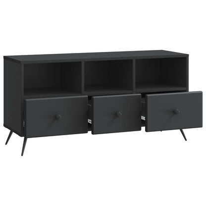 TV-skåp med låda Svart 102 x 34,5 x 50 cm Konstruerat trä