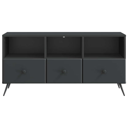 TV-skåp med låda Svart 102 x 34,5 x 50 cm Konstruerat trä