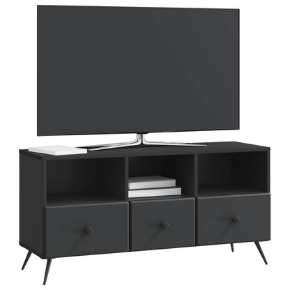 TV-skåp med låda Svart 102 x 34,5 x 50 cm Konstruerat trä