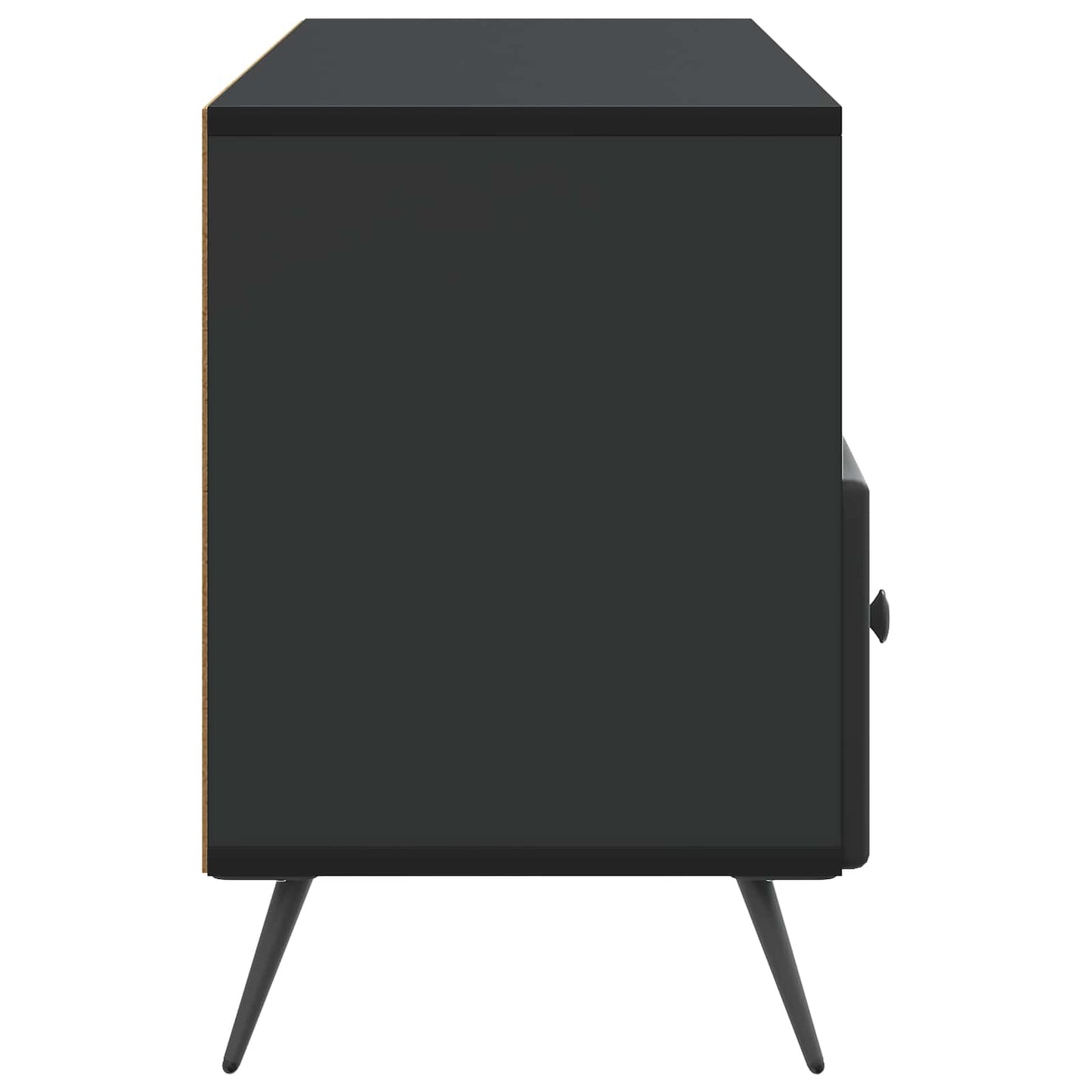 TV-skåp med låda Svart 102 x 34,5 x 50 cm Konstruerat trä