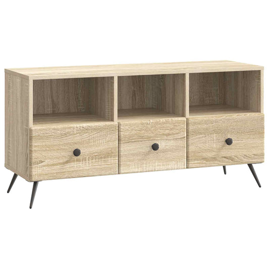 TV-skåp med låda Sonoma-ek 102 x 34,5 x 50 cm Konstruerat trä