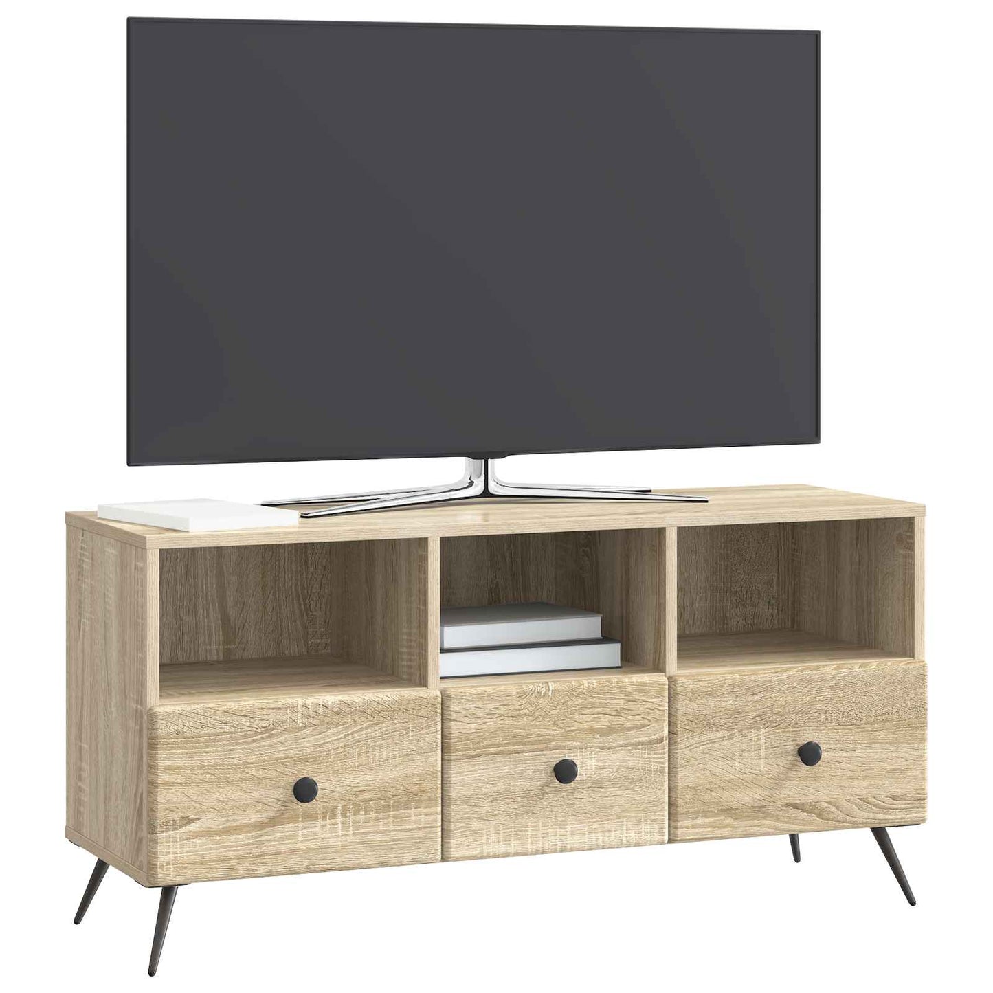 TV-skåp med låda Sonoma-ek 102 x 34,5 x 50 cm Konstruerat trä