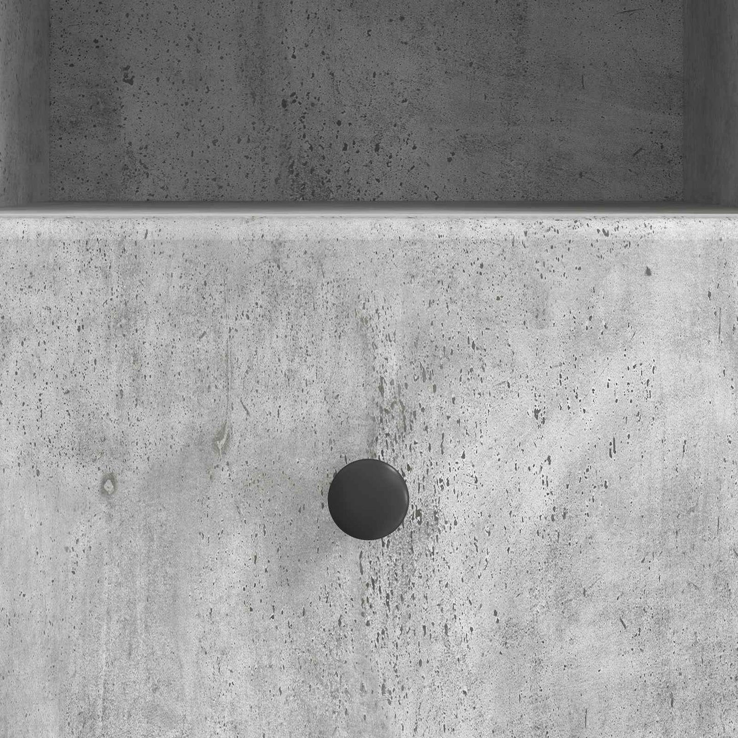 TV-skåp med låda Betonggrå 102 x 34,5 x 50 cm Konstruerat trä