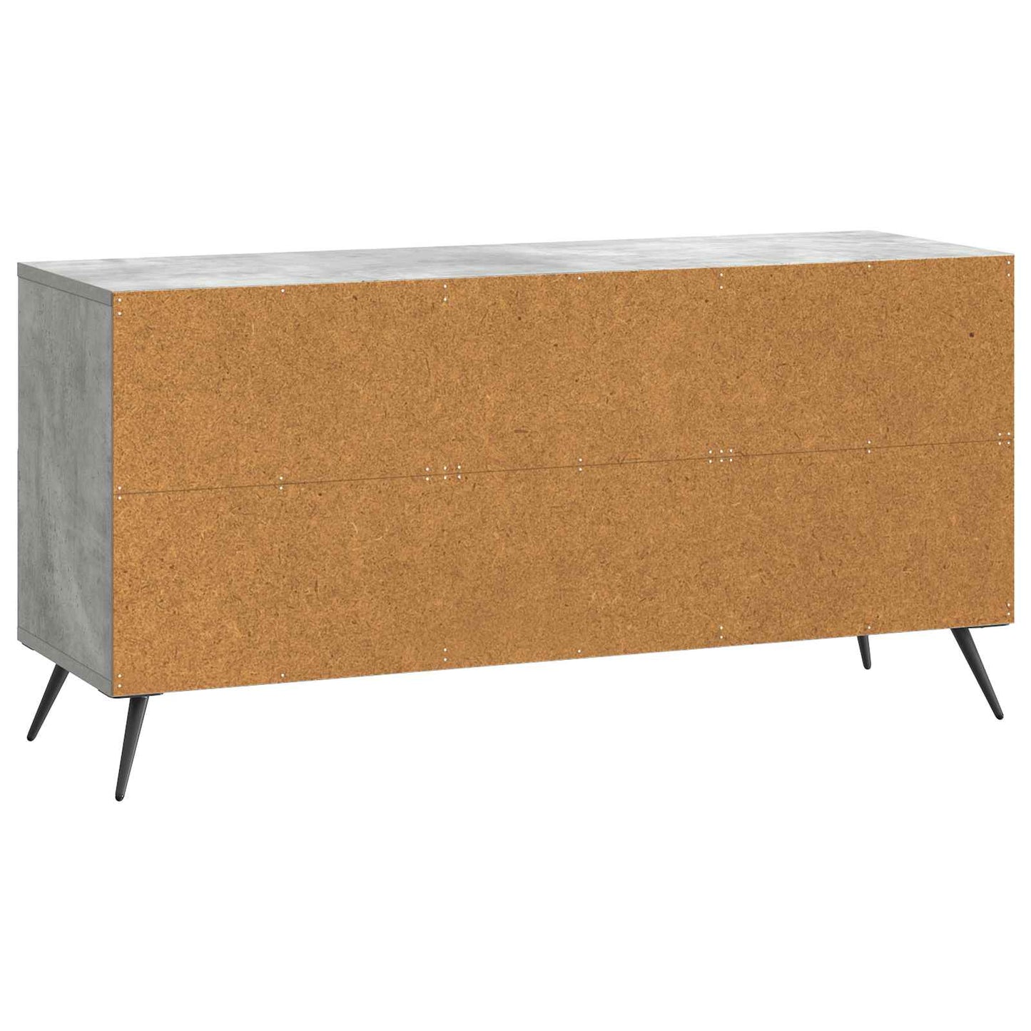 TV-skåp med låda Betonggrå 102 x 34,5 x 50 cm Konstruerat trä