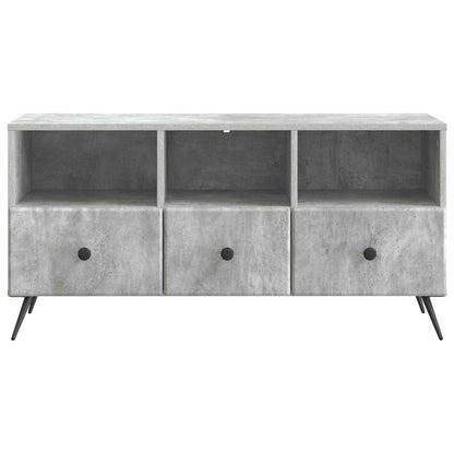 TV-skåp med låda Betonggrå 102 x 34,5 x 50 cm Konstruerat trä