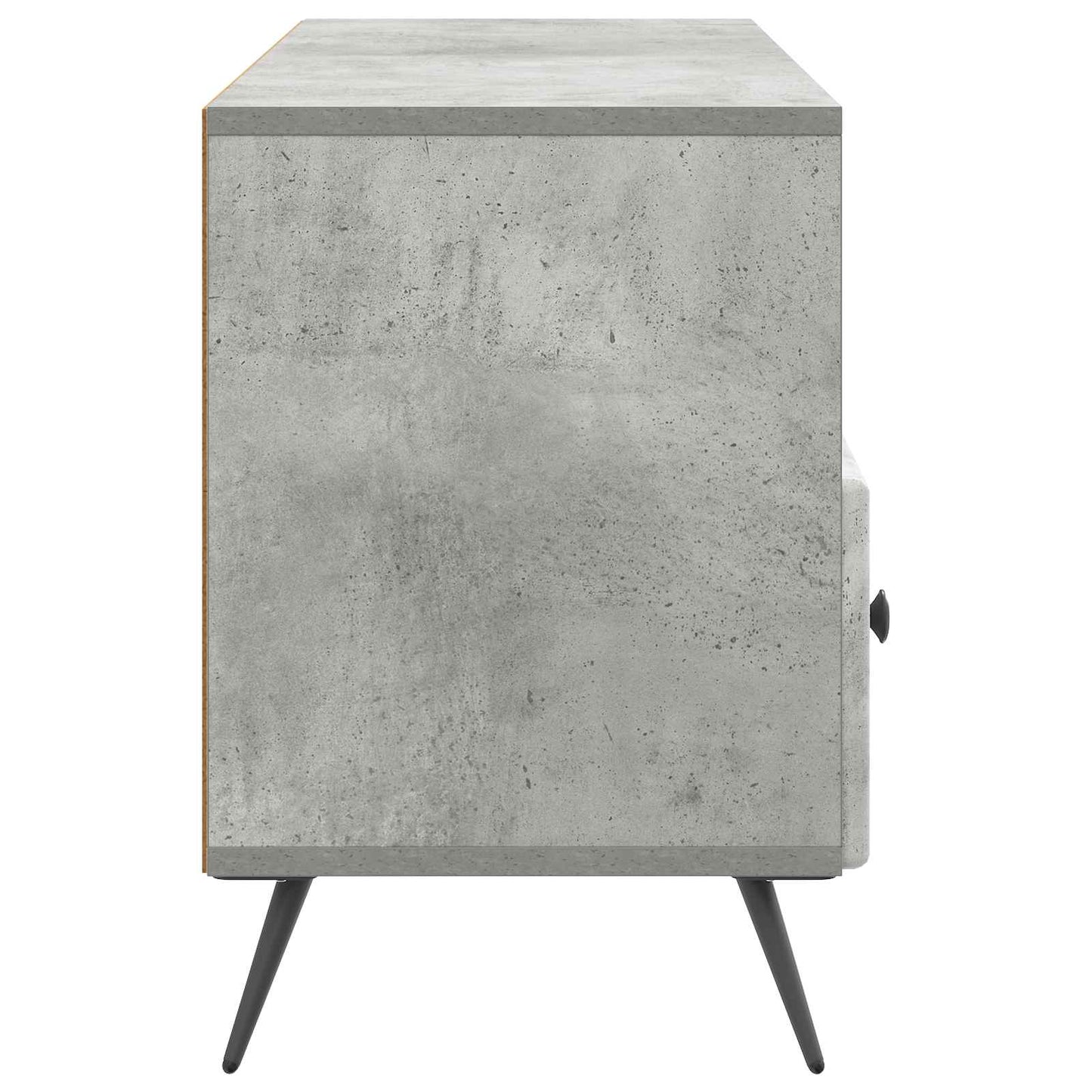 TV-skåp med låda Betonggrå 102 x 34,5 x 50 cm Konstruerat trä
