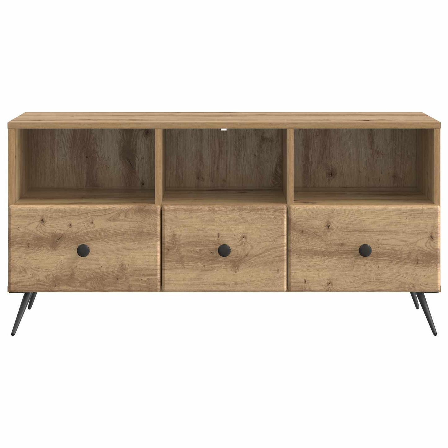 TV-skåp med låda Artisan-ek 102 x 34,5 x 50 cm Konstruerat trä