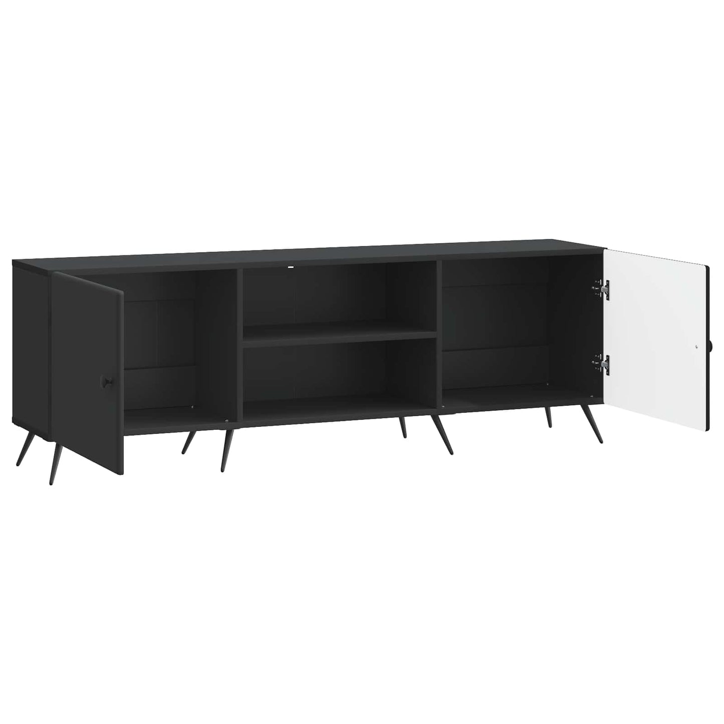TV-skåp Svart 150 x 31 x 50 cm Konstruerat trä