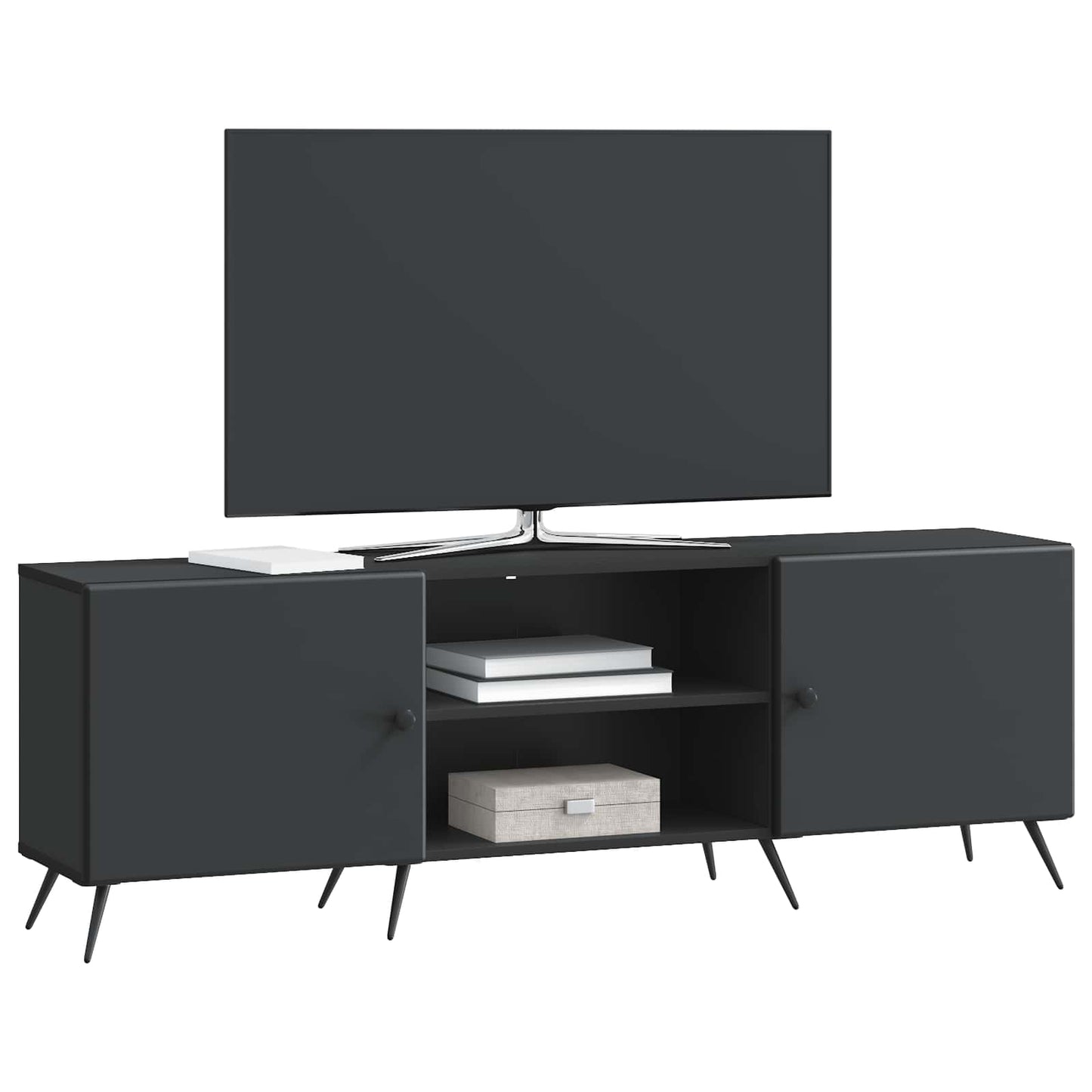 TV-skåp Svart 150 x 31 x 50 cm Konstruerat trä