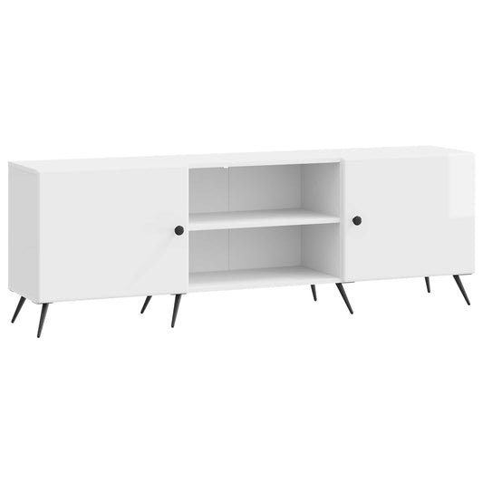 TV-skåp Vit högglans 150 x 31 x 50 cm Konstruerat trä