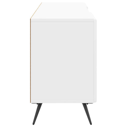 TV-skåp Vit högglans 150 x 31 x 50 cm Konstruerat trä