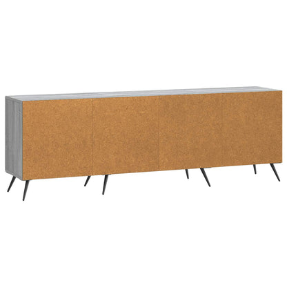TV-skåp Grå sonoma-ek 150 x 31 x 50 cm Konstruerat trä