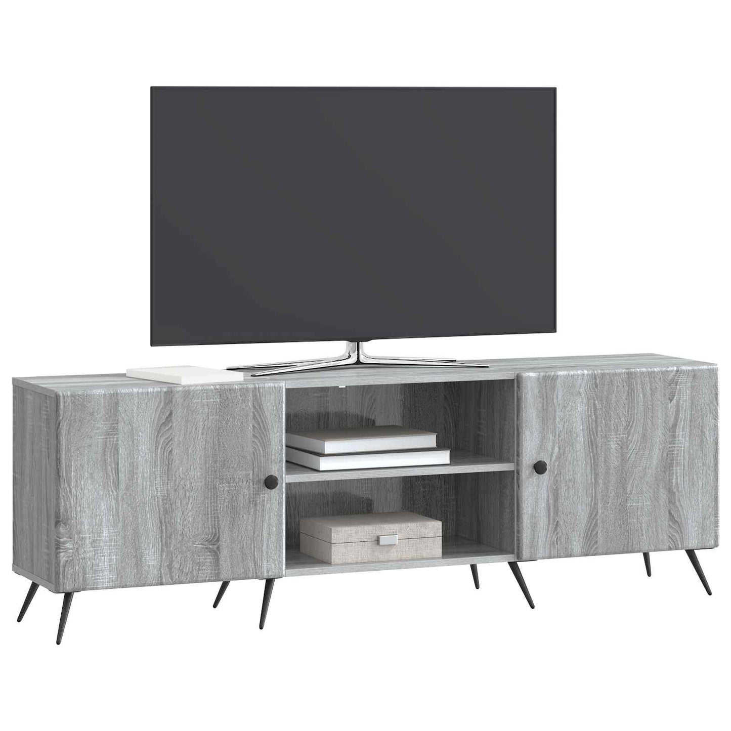 TV-skåp Grå sonoma-ek 150 x 31 x 50 cm Konstruerat trä