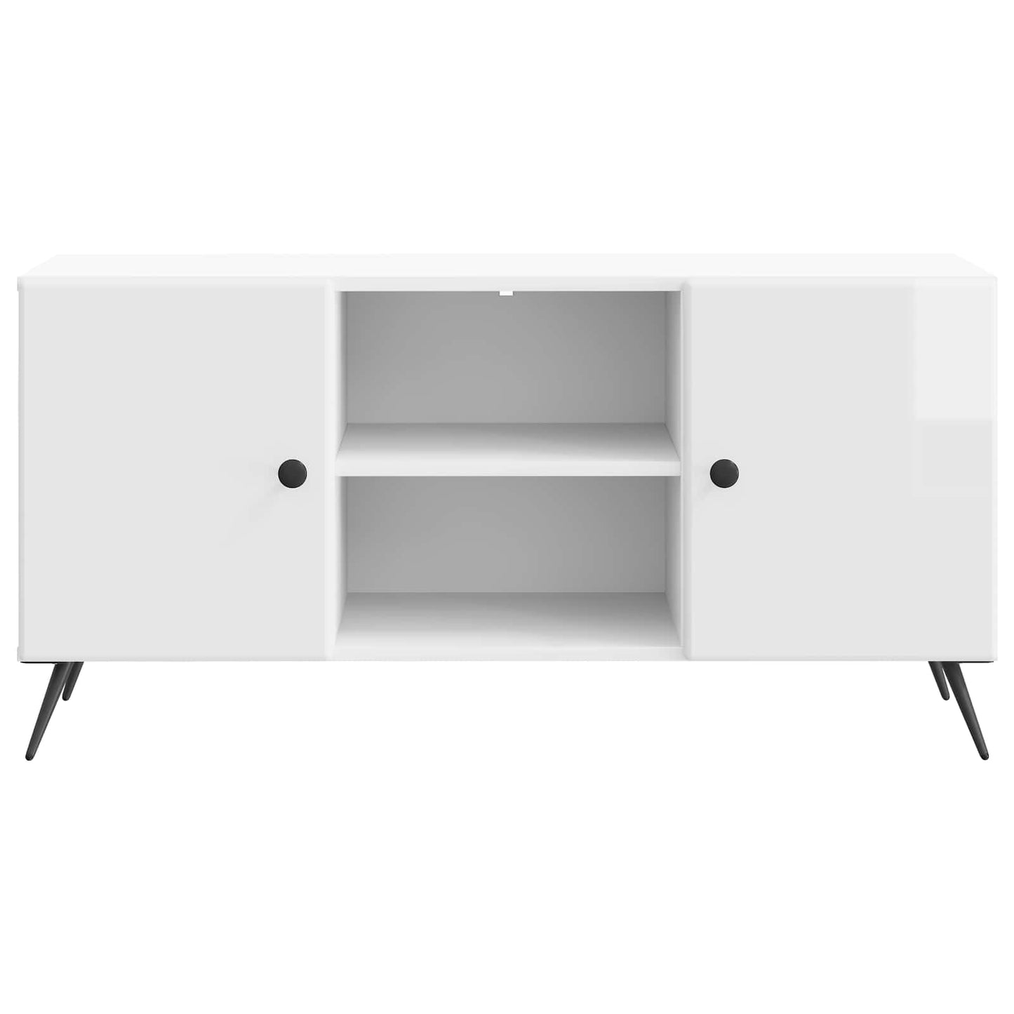 TV-skåp Vit högglans 102 x 34,5 x 50 cm Konstruerat trä