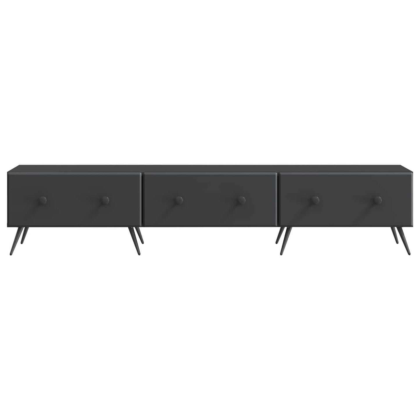 TV-skåp med låda Svart 147 x 34,5 x 30 cm Konstruerat trä
