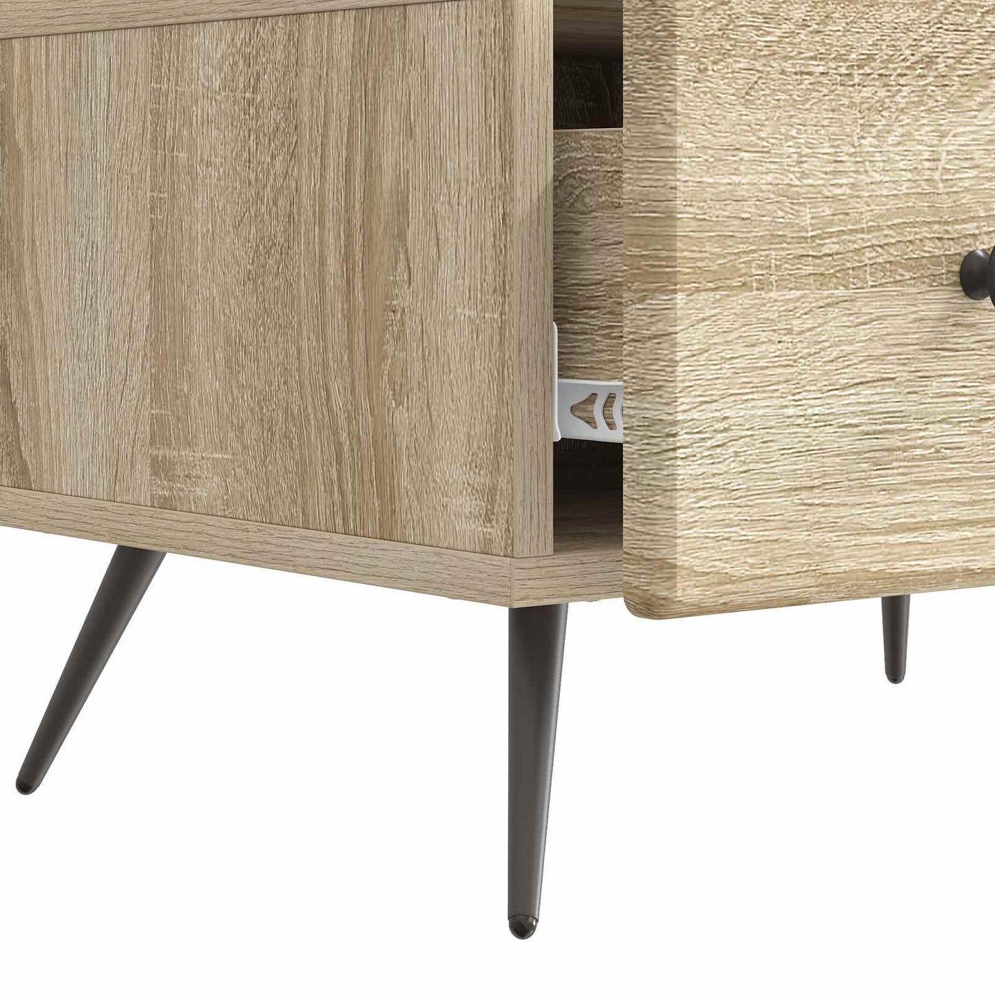TV-skåp med låda Sonoma-ek 147 x 34,5 x 30 cm Konstruerat trä