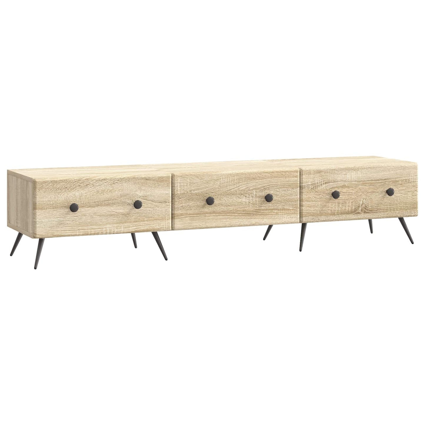 TV-skåp med låda Sonoma-ek 147 x 34,5 x 30 cm Konstruerat trä